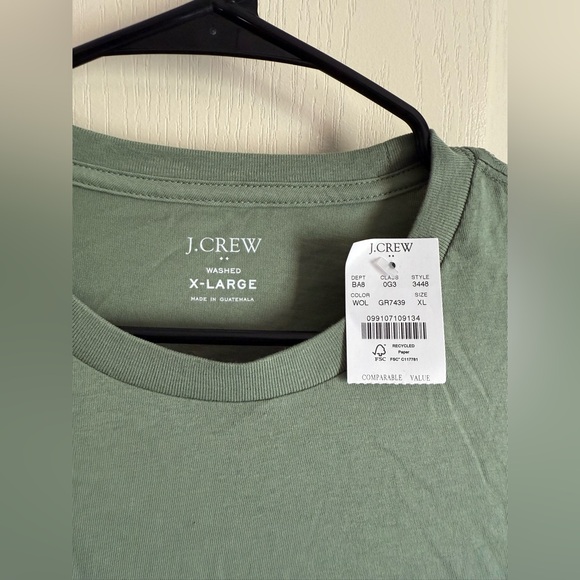 NWT JCREW MENS LONG SLEEVE T-SHIRT - Picture 3 of 3